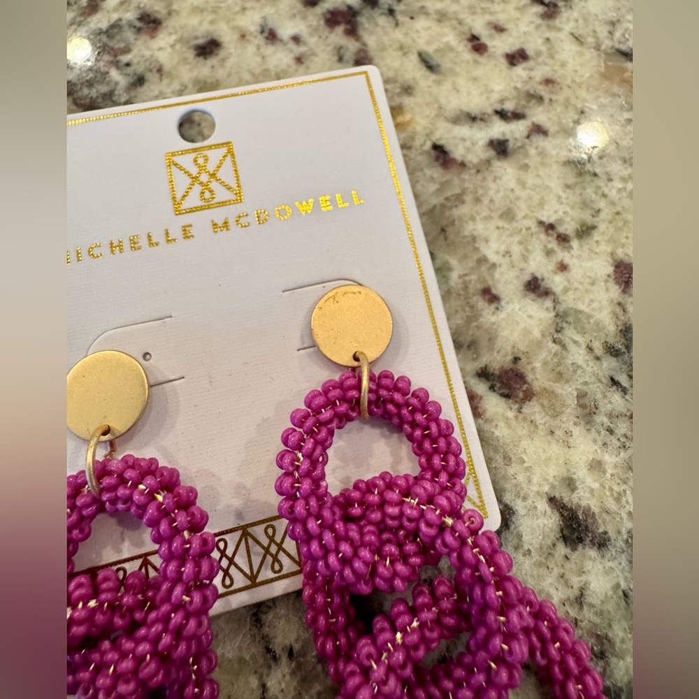 NWT Michelle McDowell Shanna Earrings - Picture 4 of 4